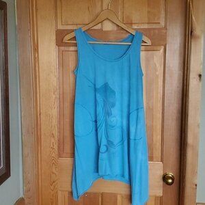 Guy Harvey Vintage Swordfish Graphic Pocketed Sleeveless Sz. L Sundress